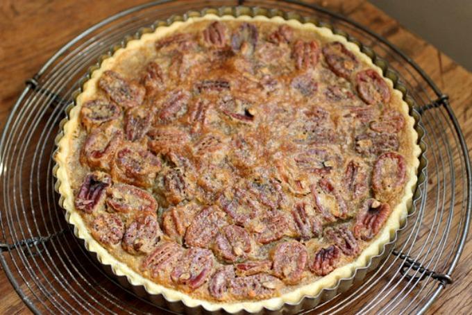 Tarta de pecans y bourbon - Pecan pie