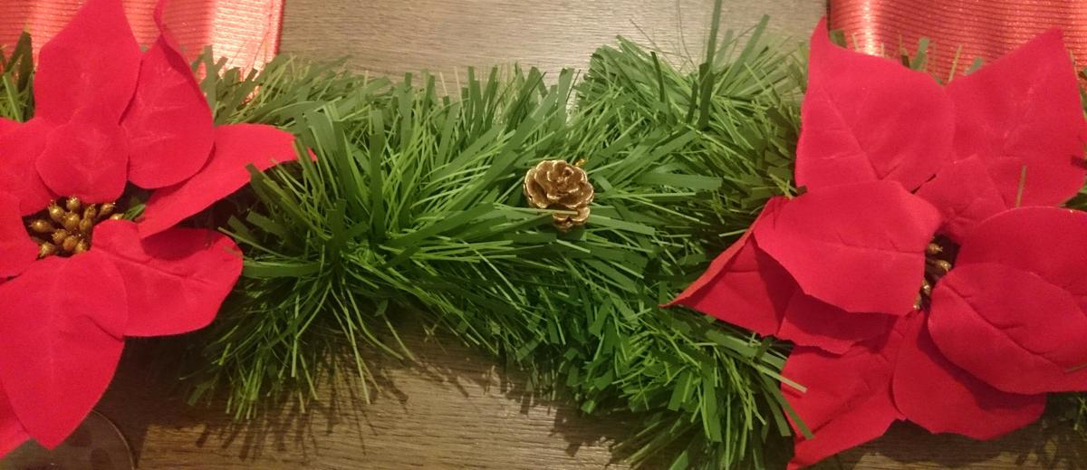 mesadenavidadrojoyverde-piñas