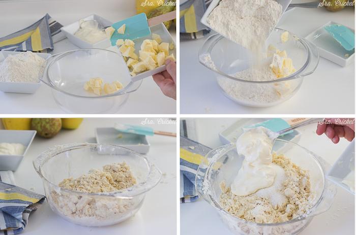 receta crumble de manzana
