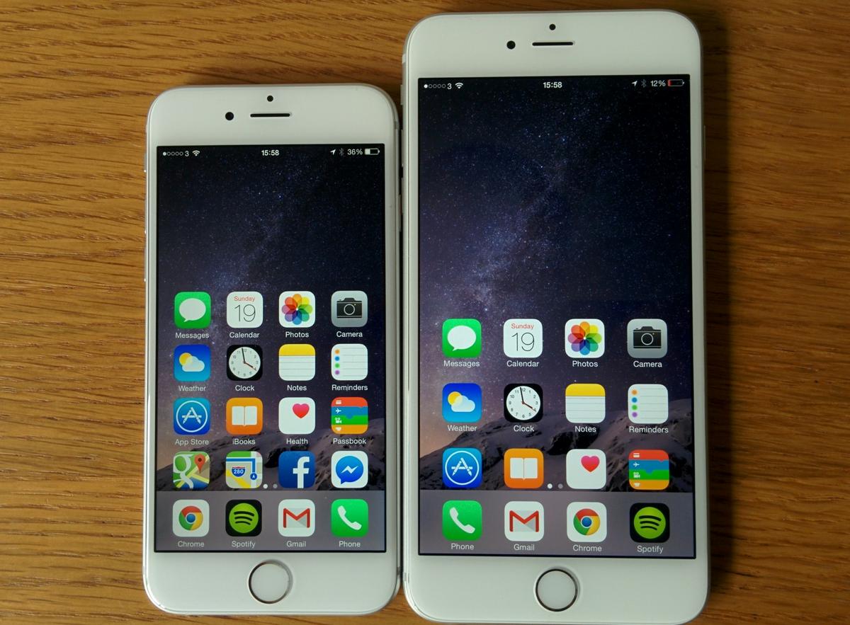 Comparativa iPhone 6S Vs iPhone 6S Plus