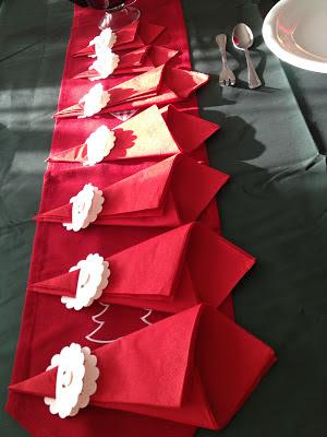 mesas de Navidad - adornos de Navidad para servilletas
