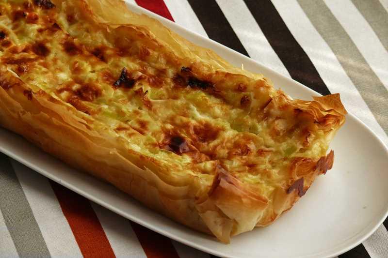 pastel masa filo