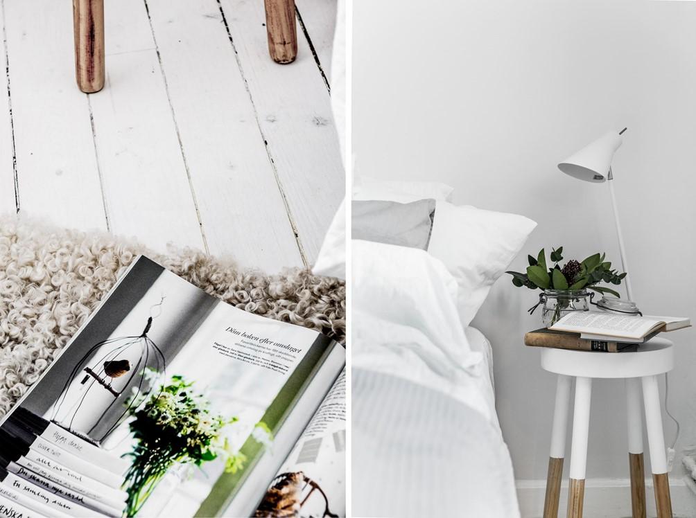 Blanco y nórdico: Un apartamento luminoso y amplio.