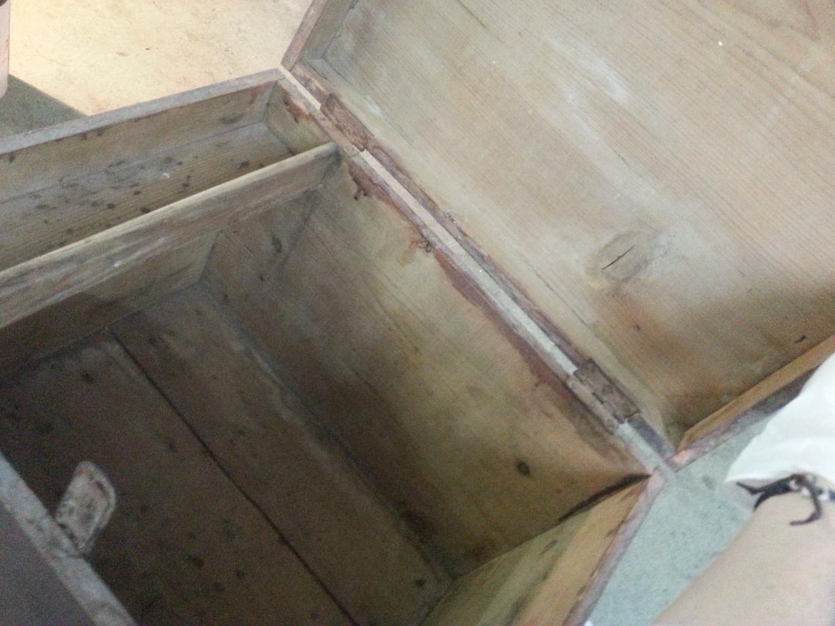 Restauración caja de madera