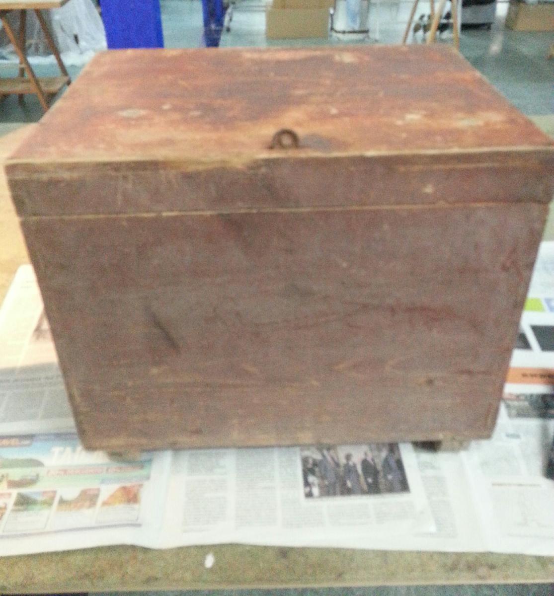 Restauración caja de madera