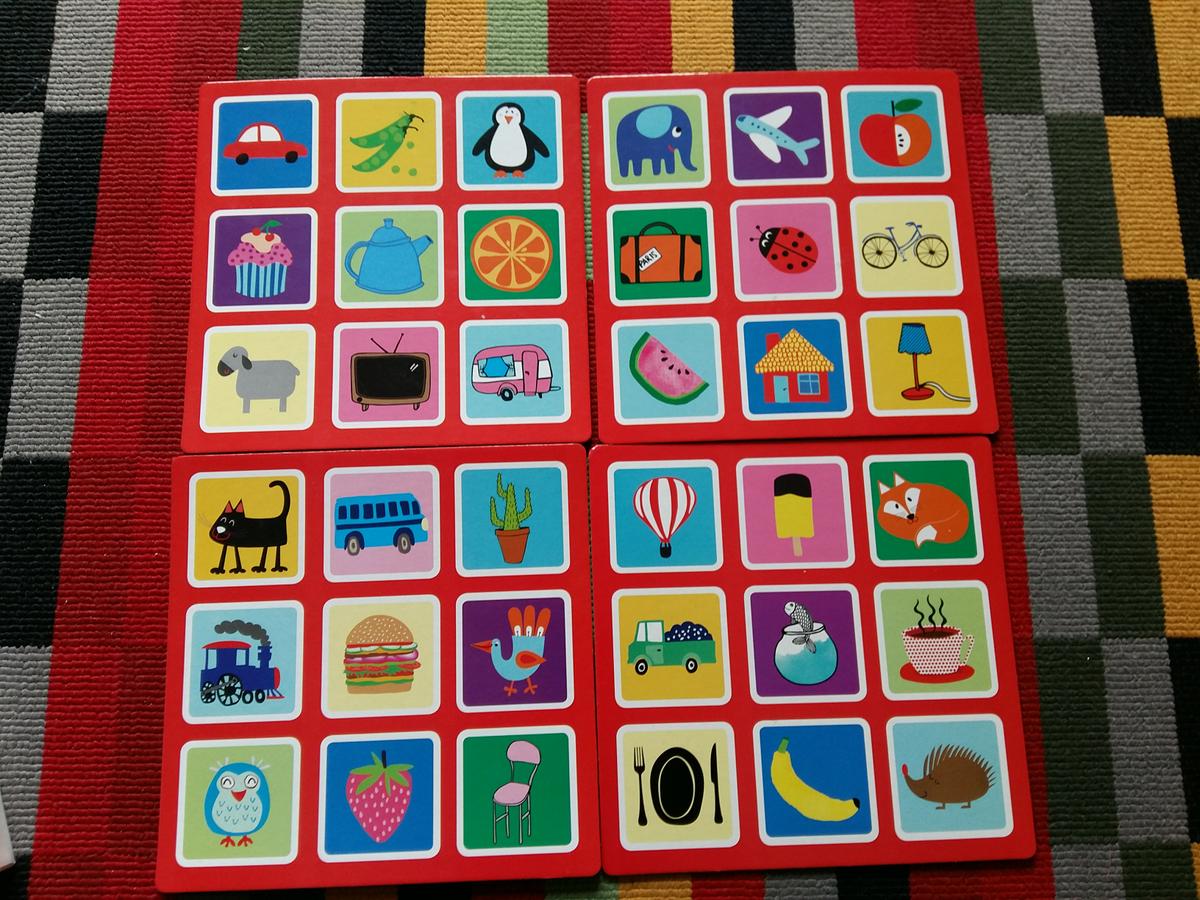 tableros de juego bingo