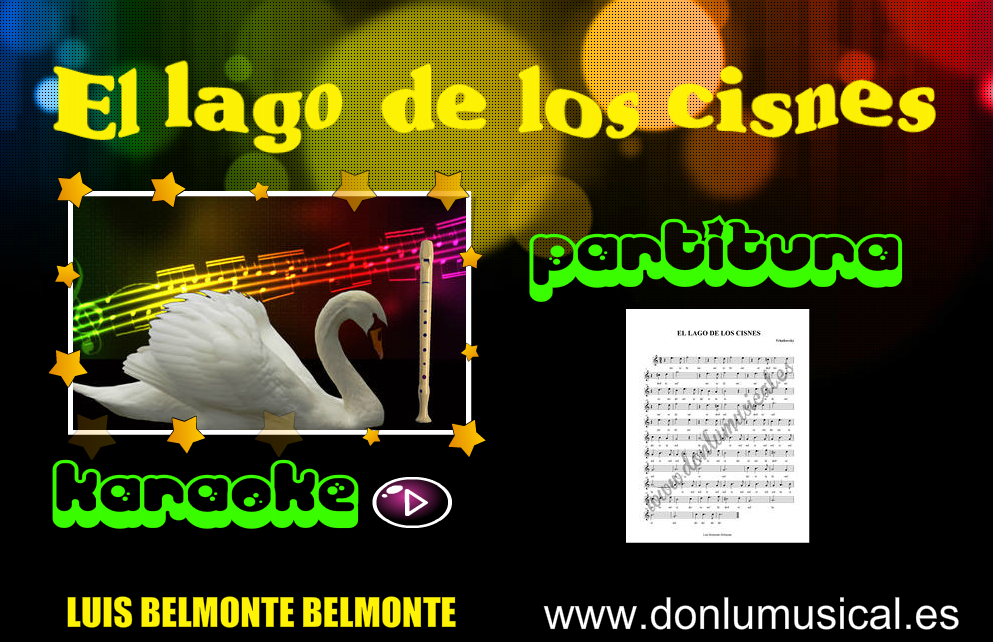 LAGO DE LOS CISNES NOTAS FLAUTA