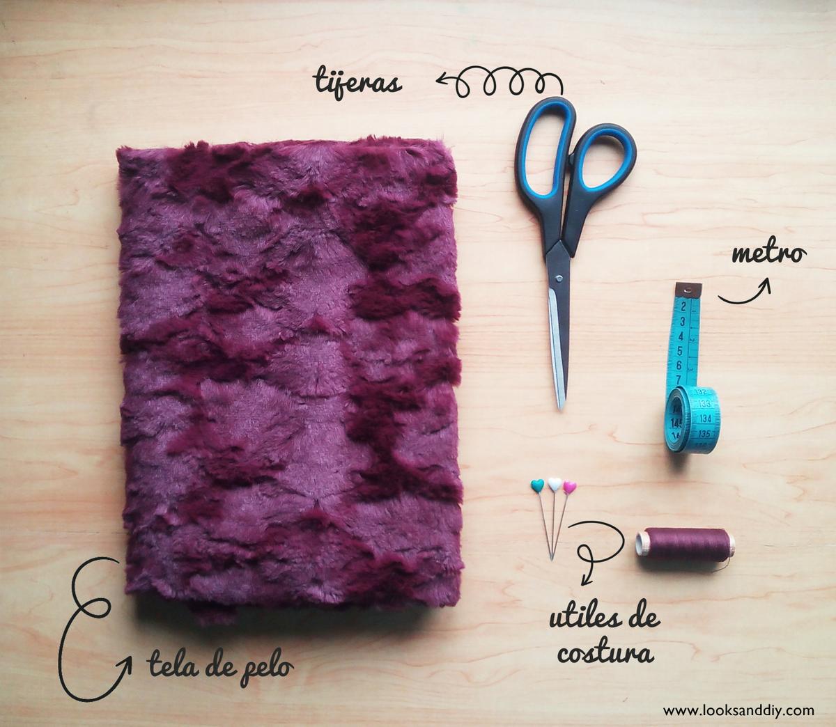 0 materiales cuello de pelo