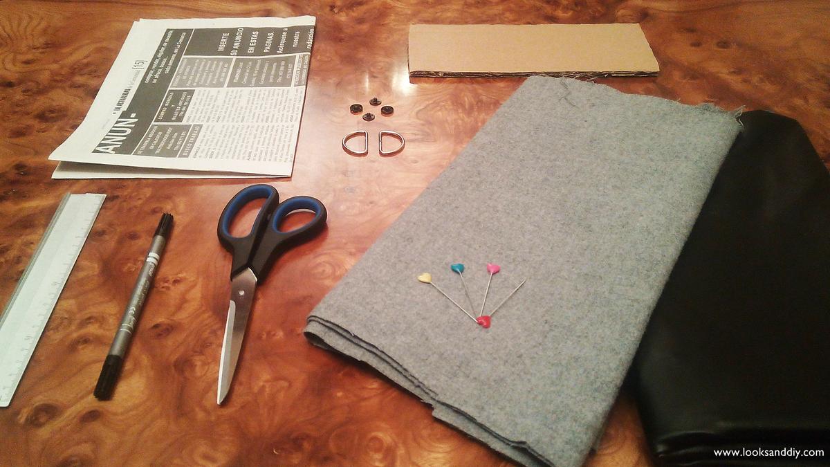 1 materiales bolso, tote bag DIY