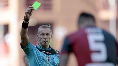 Se implementa la tarjeta verde en el futból italiano