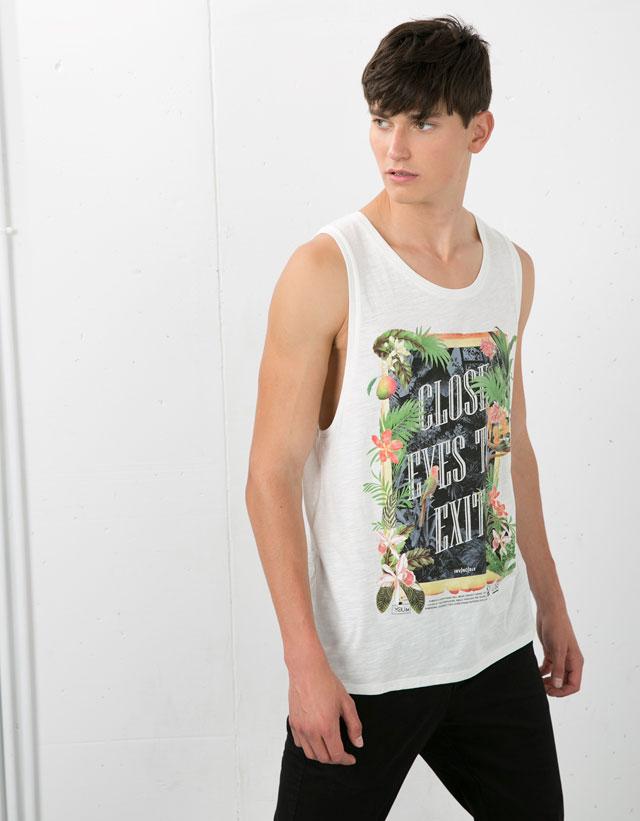 Camiseta sin mangas hombre