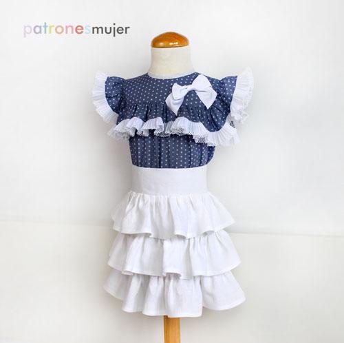 blusa con volante-patronemujer