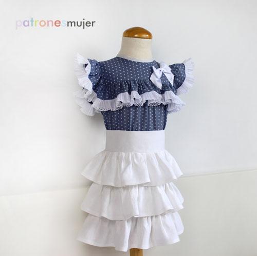 blusa con volante-patronemujer