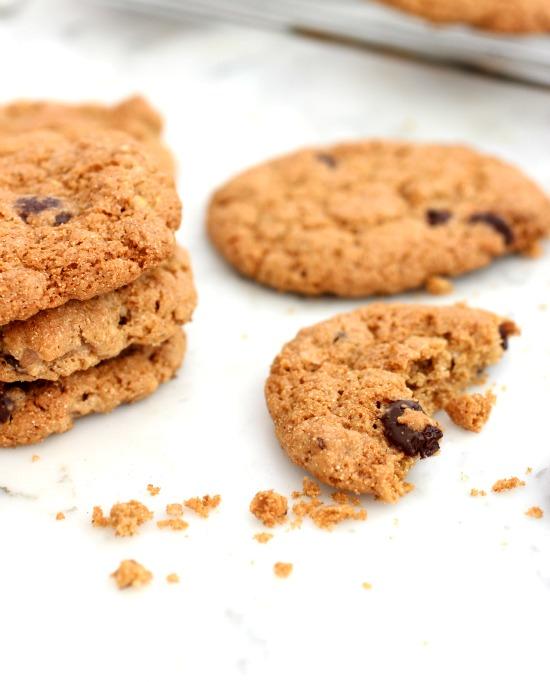 Cookies de avena, chocolate, sésamo y nueces - sin gluten