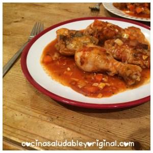 pollo guisado al horno