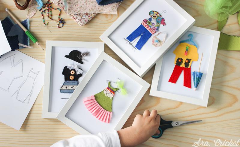 manualidades con niños diseños de moda