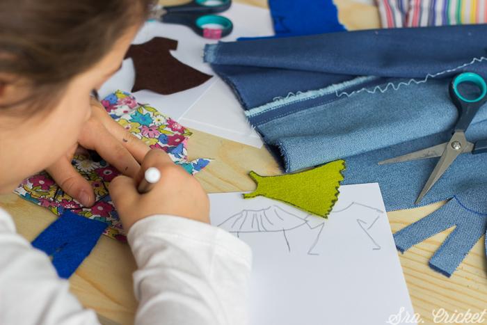 manualidades con niños vestidos