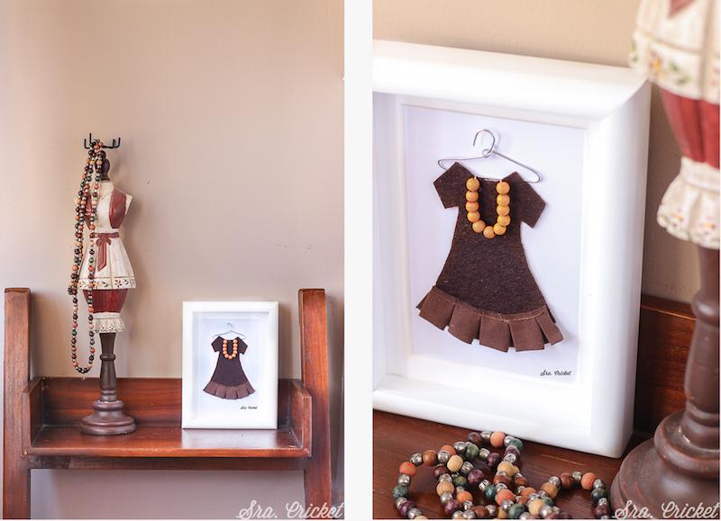cuadros vestidos miniatura