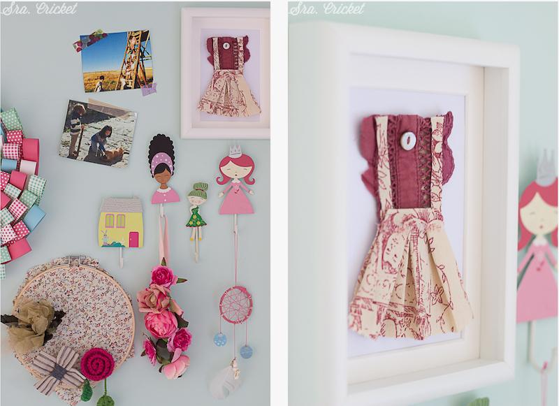 vestido enmarcado miniatura