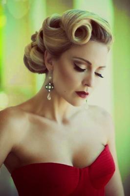 peinados elegantes de los años 50