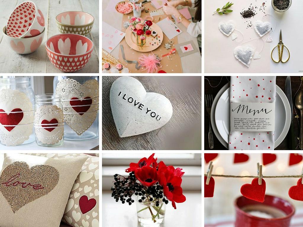 Moodboard con inspiraciones para San Valentín