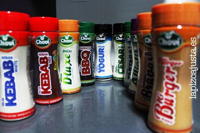 Choví tiene una gran variedad de salsas para cualquier plato