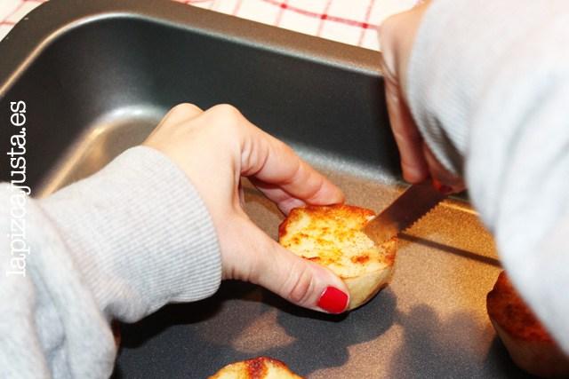 Trabajamos la patata para la receta con salsa Ajonesa de Choví