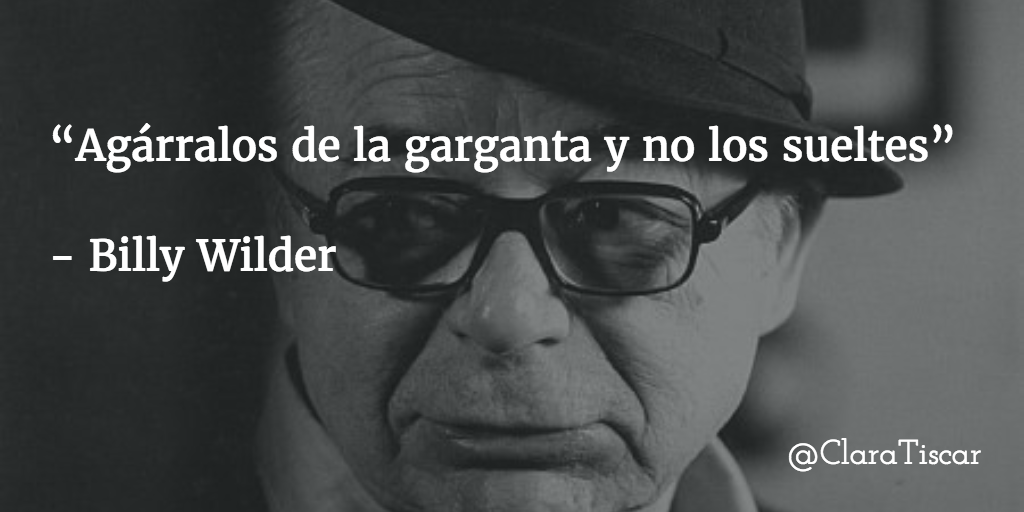 consejos de Billy Wilder para escribir buenos guiones