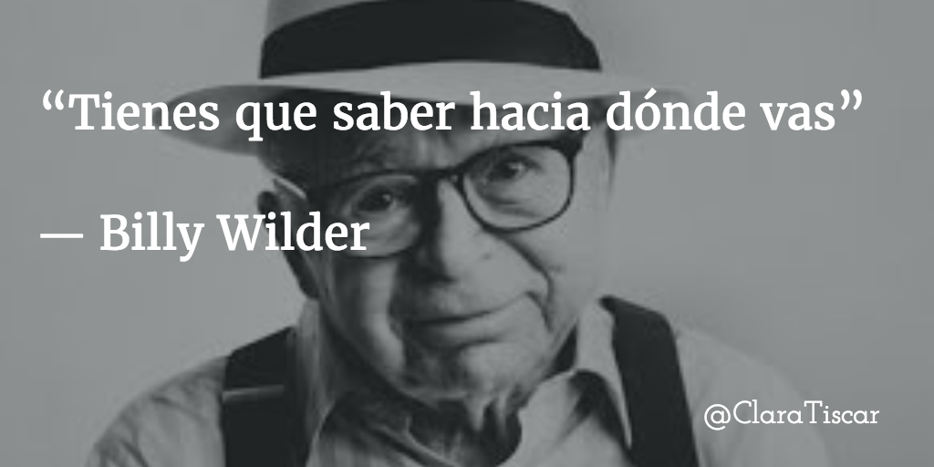 10 razones de Billy Wilder para escribir buenos guiones