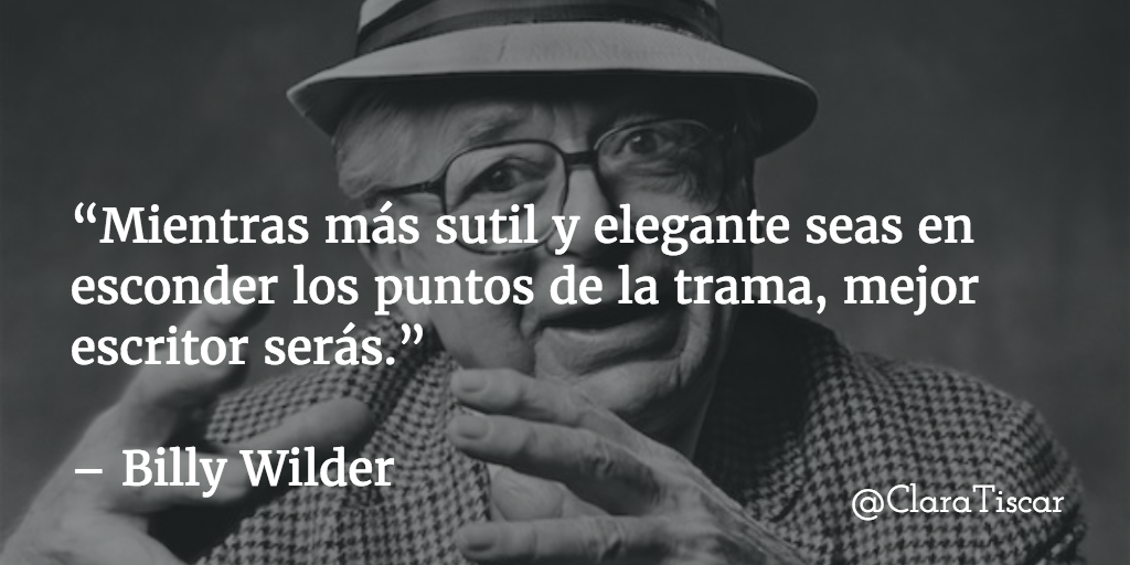 10 consejos de Billy Wilder para escribir bien