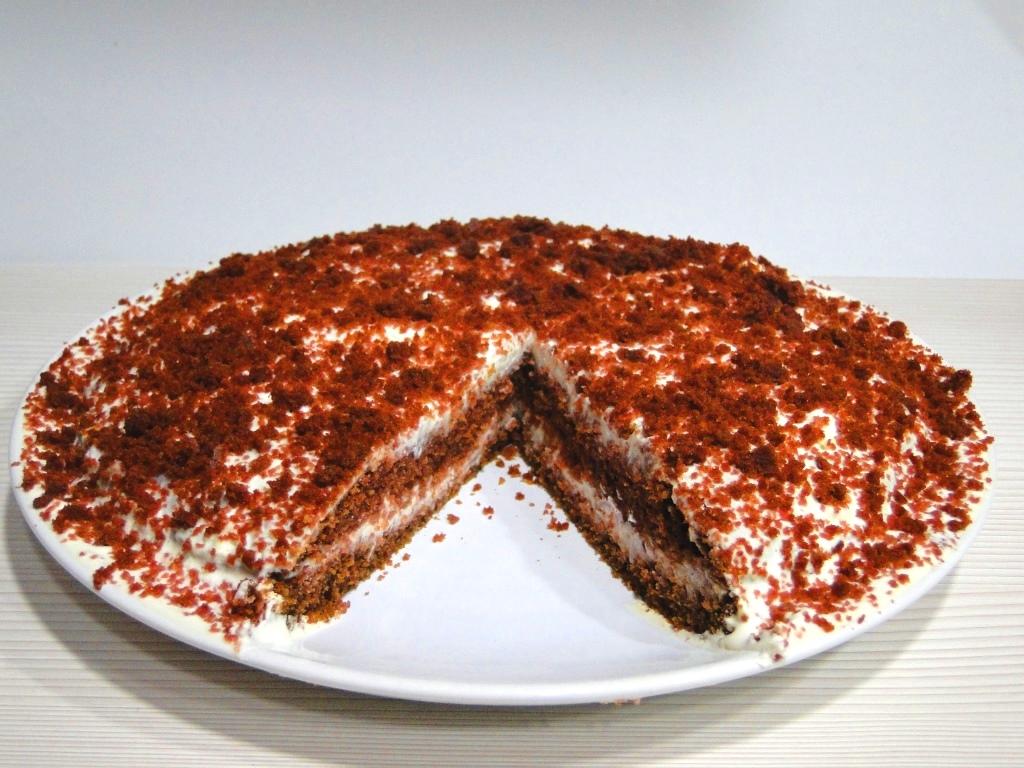 red velvet cake sin azucar- cortada