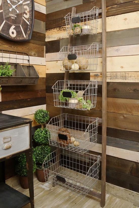 Estanterías con escaleras y otros usos para tenerlo todo en orden a (6)