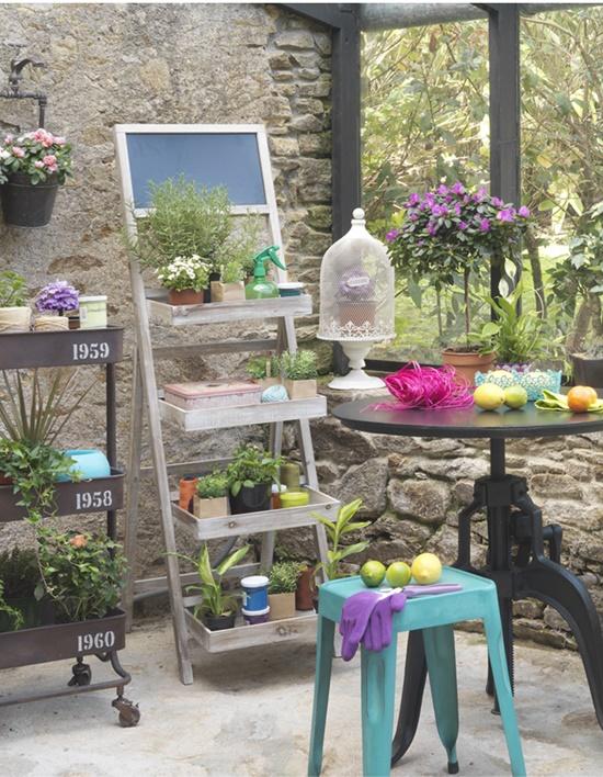 Blog T&D - Estanterías con escaleras y otros usos para tenerlo todo en orden (6)