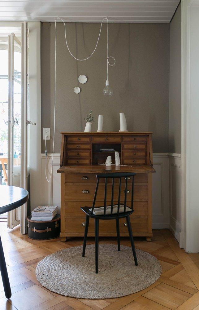 Espacio de trabajo en el comedor