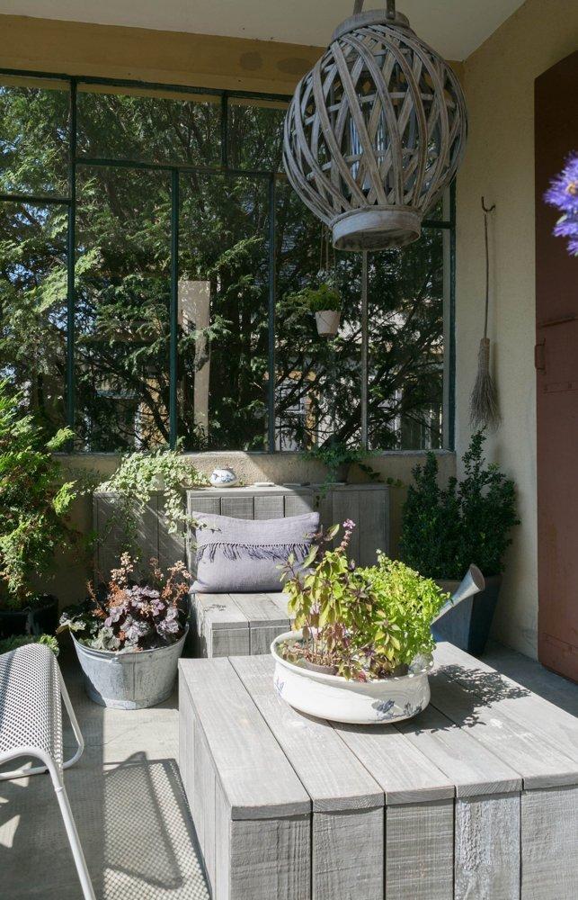 Decoración de la terraza de la vivienda