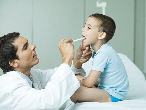 Exploración de faringe