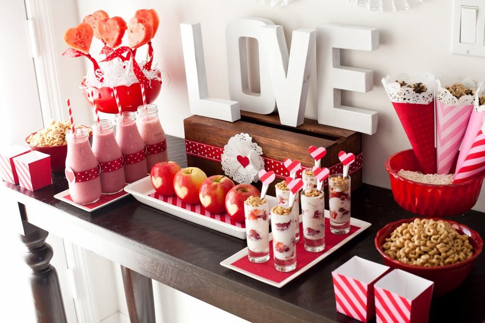 Mesa dulce de San Valentín para bodas