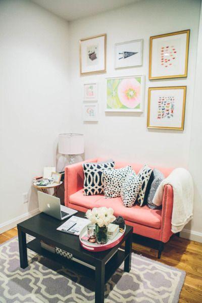 sofa fucsia