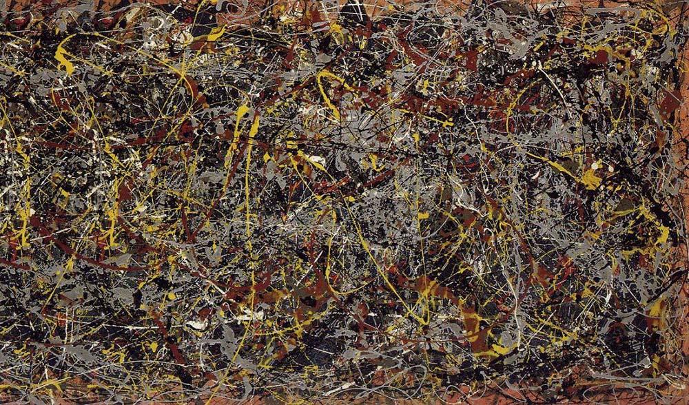 Pintura titulada número 5 por Jackson Pollock
