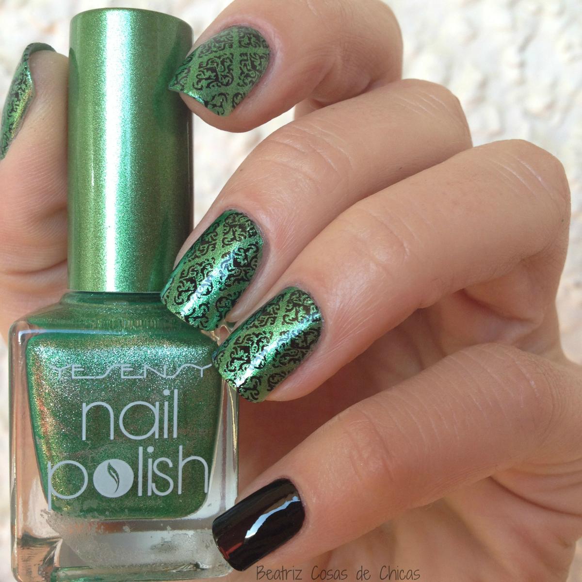 Manicura Verde con Yesensi.2