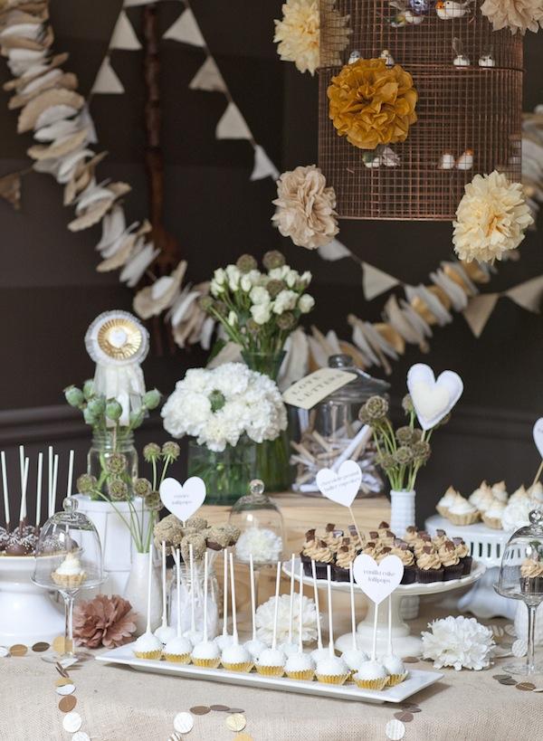 Mesa dulce con cake pops