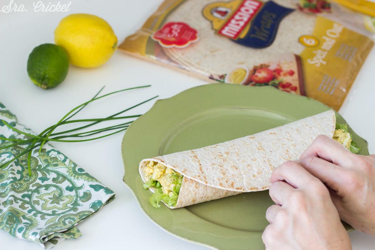 egg salad wrap