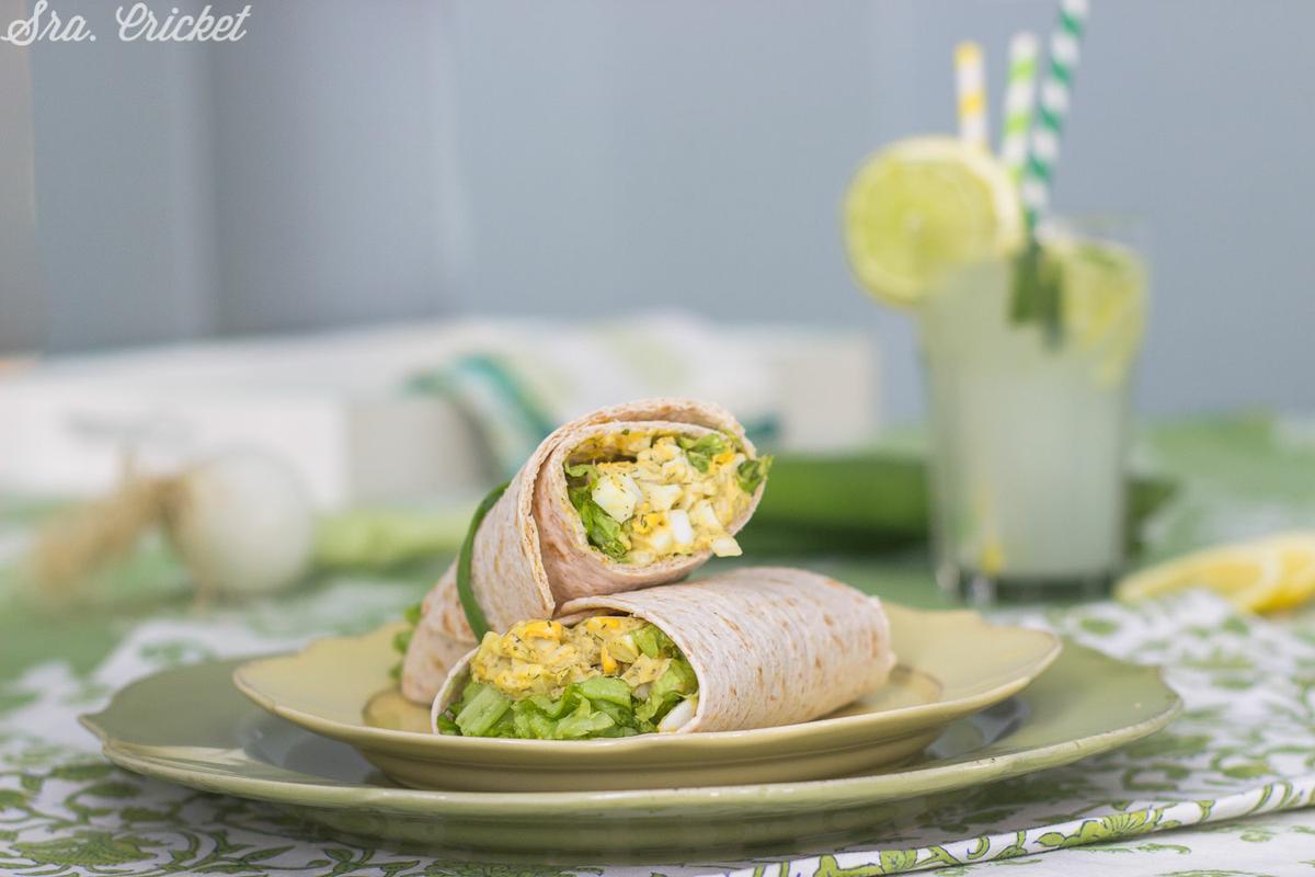 egg salad wrap receta