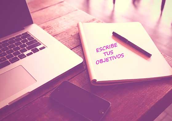 ESCRIBE-TUS-OBJETIVOS