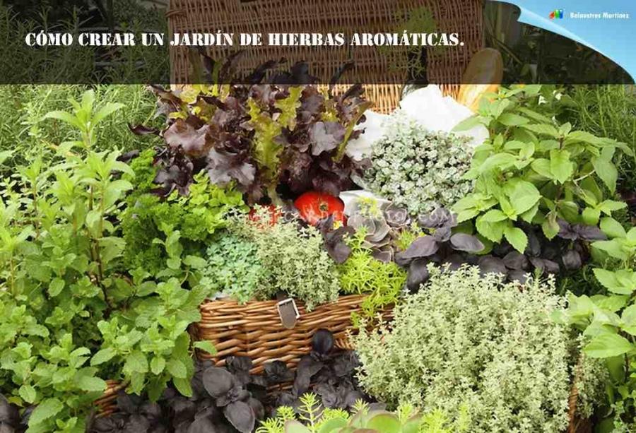 Crear un jardin con plantas aromaticas