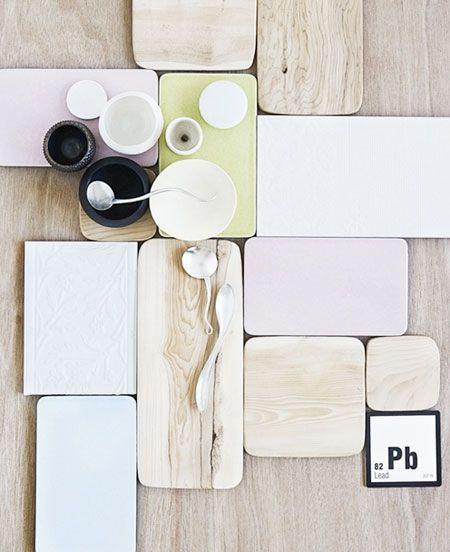 Moodboard de acabados para cocinas