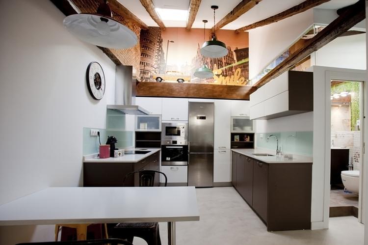 Conejero Arquitectura - Cocina en buhardilla 1