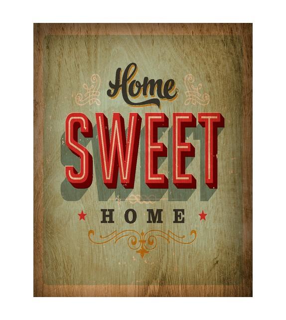 CUADRO MADERA HOME SWEET HOME