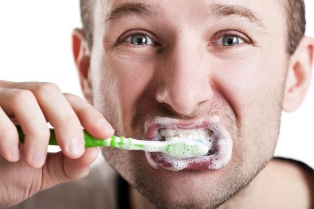 pasos para lavarse los dientes