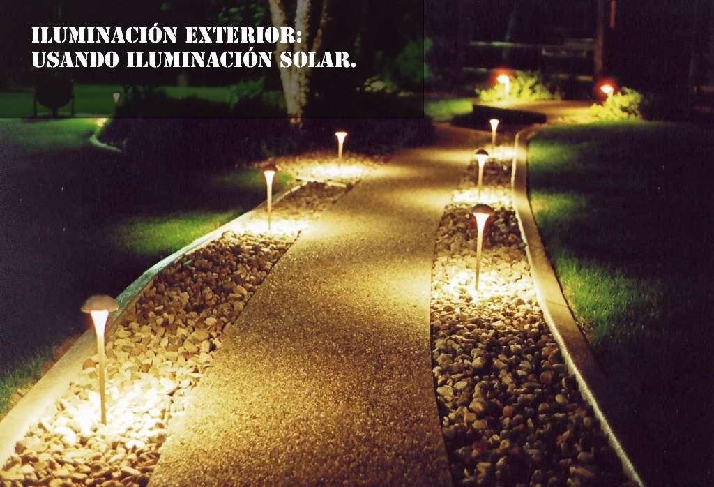 iluminacion solar para jardin 3